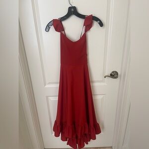 Joyfolie Vibrant Red Dress